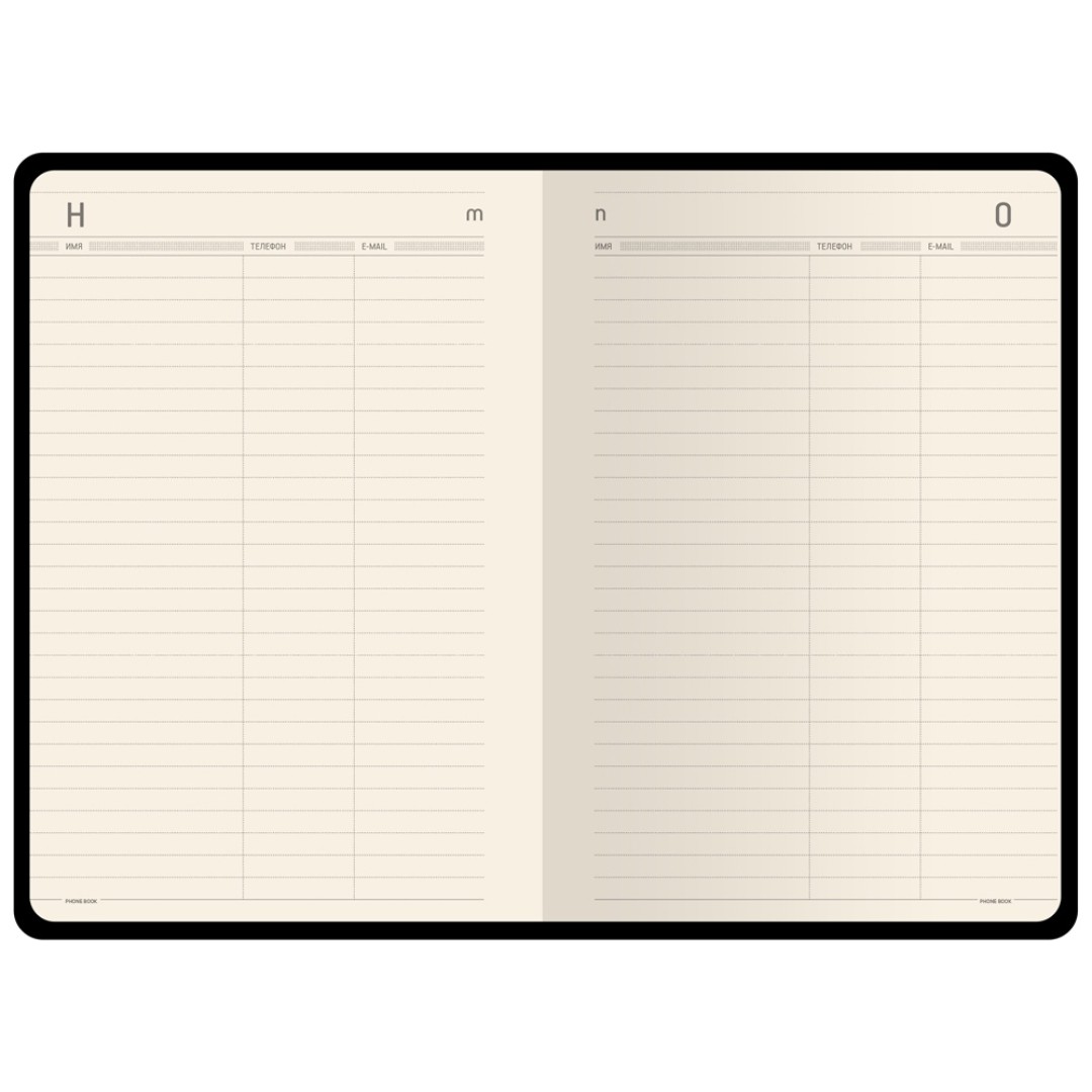 Ежедневник А5 недатированный «Megapolis Velvet Flex», оранжевый