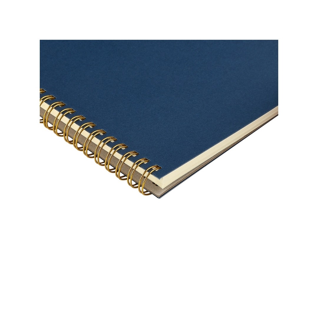 Бизнес тетрадь на гребне А5 "Pragmatic", 60 листов в клетку, темно-синий