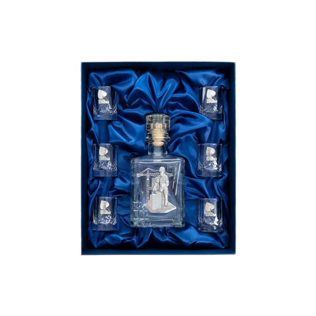 Набор со штофом СТРОИТЕЛЬНЫЙ