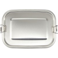 Пищевой контейнер Titan из переработанной нержавеющей стали, серебристый