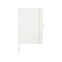 Teak блокнот А5 из переработан. материала в твердой обложке с линован. страницами - Белый