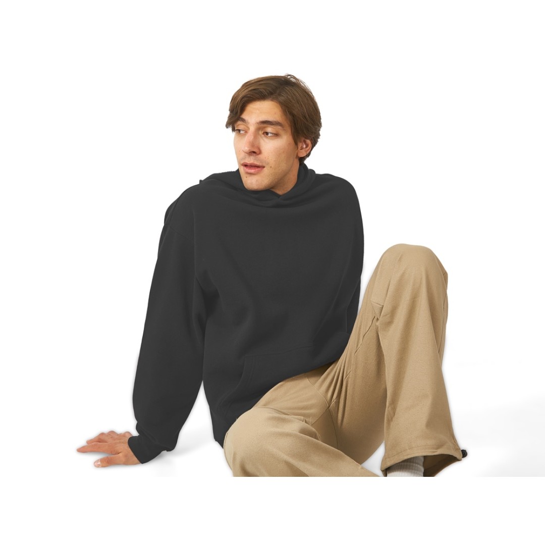 Толстовка с капюшоном оверсайз «Berlin» унисекс, темно-серый