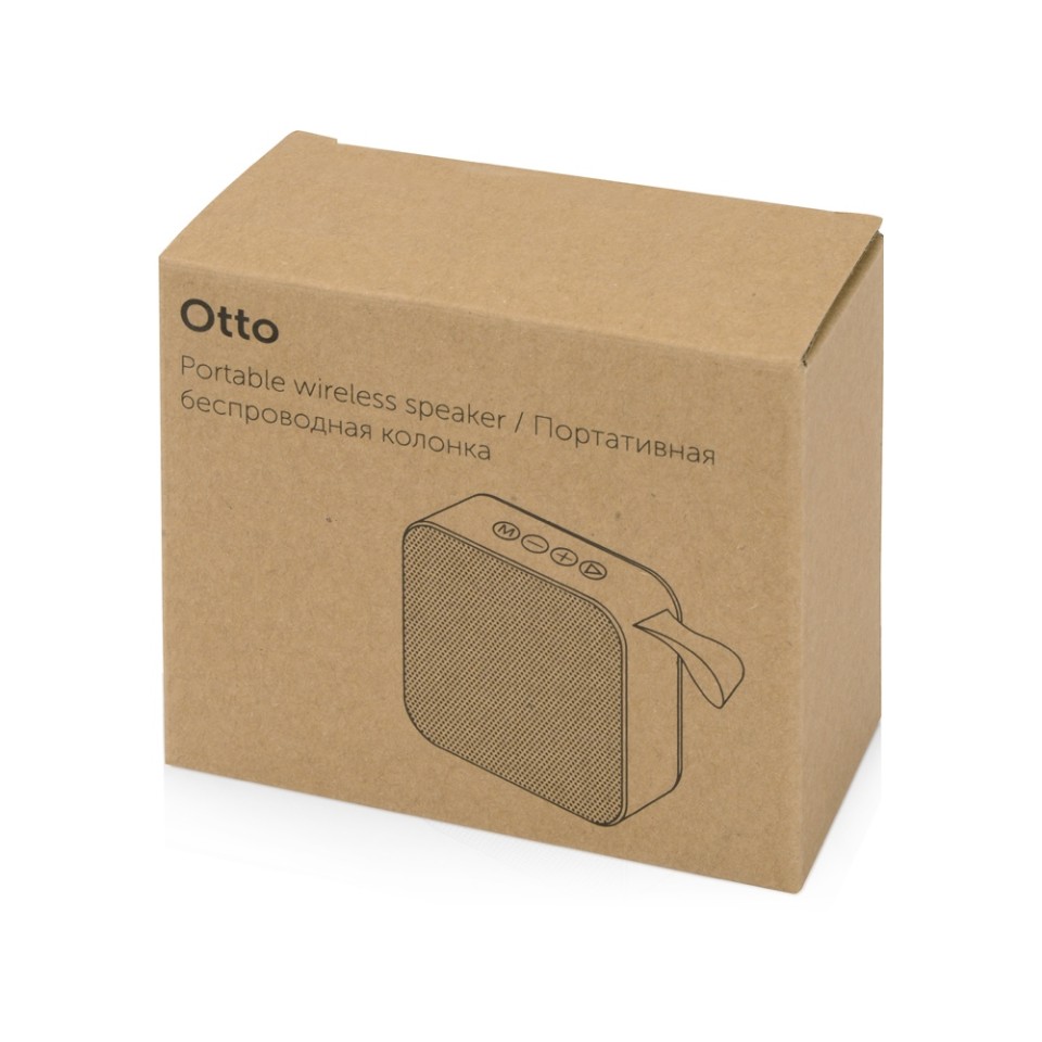 Портативная колонка «Otto», красный/черный