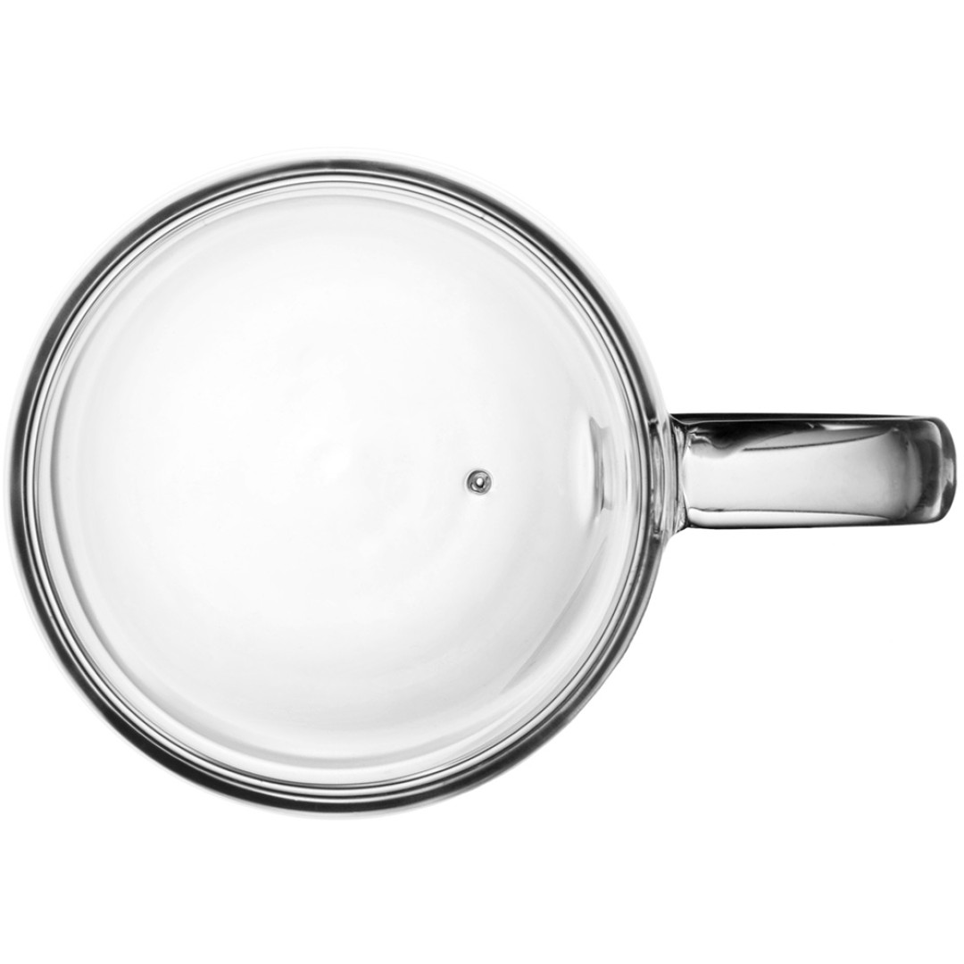 Кружка с двойными стенками на подставке с ложкой "Teatrio"