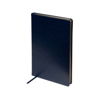 Ежедневник недатированный А5 "Megapolis Nebraska", синий с золотым обрезом