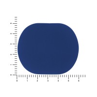 ПАТЧ ОВАЛ soft-touch (синий) 6,0 х 5,0 см