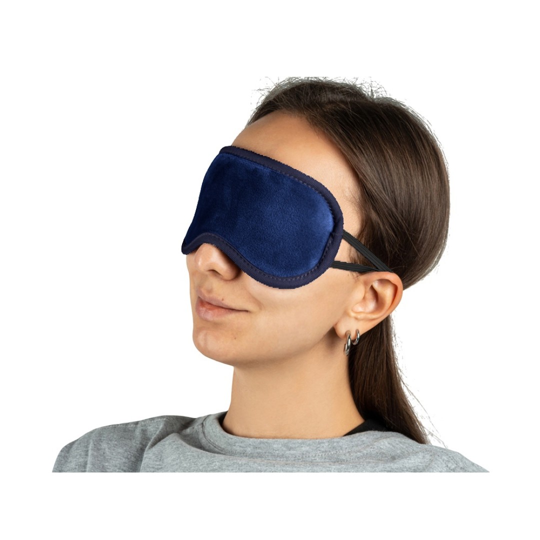 Маска для глаз Dream из полиэстер спандекс плюш, синий