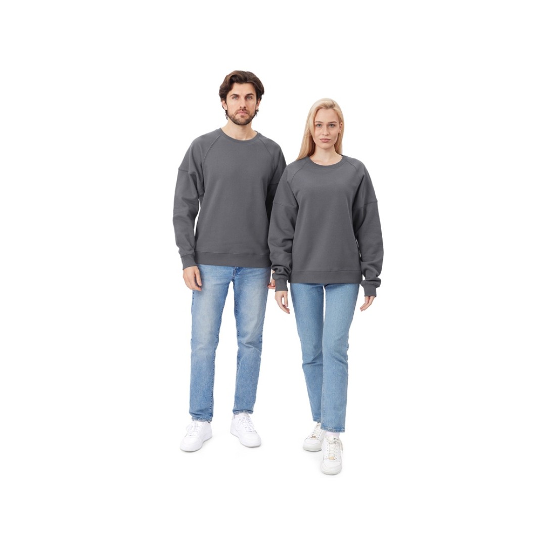 Свитшот оверсайз «Paris», унисекс, темно-серый