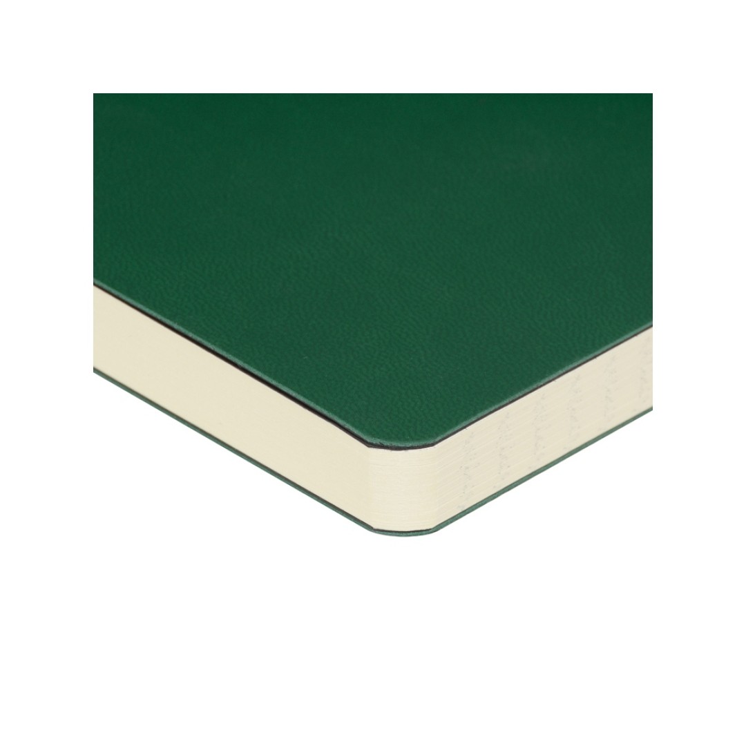 Ежедневник А5 недатированный «Megapolis Velvet Flex», зеленый