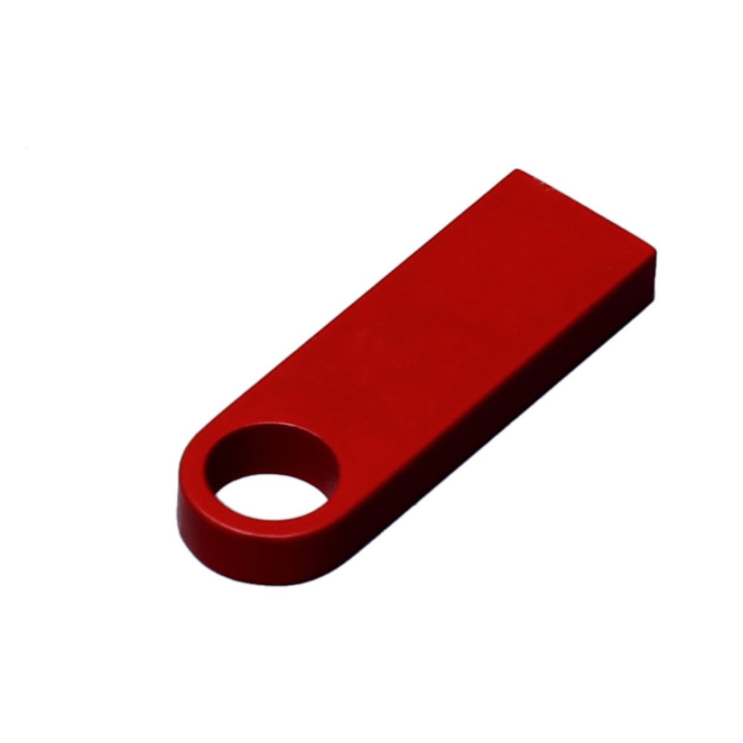 USB 3.0-флешка на 16 Гб с мини чипом и круглым отверстием, красный
