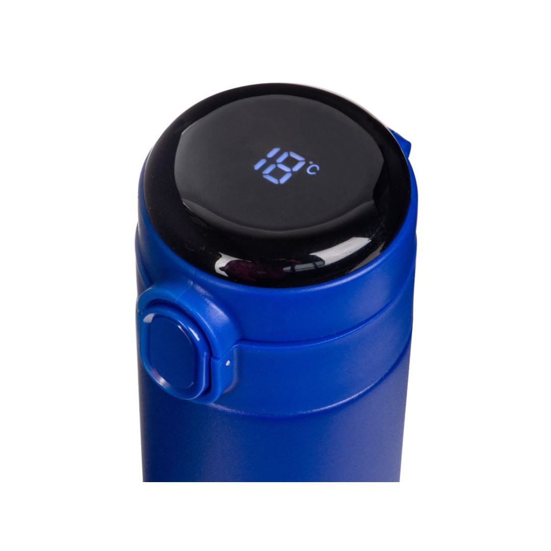 Вакуумная термокружка Waterline с медной изоляцией «Bravo», 400 мл, тубус, синий