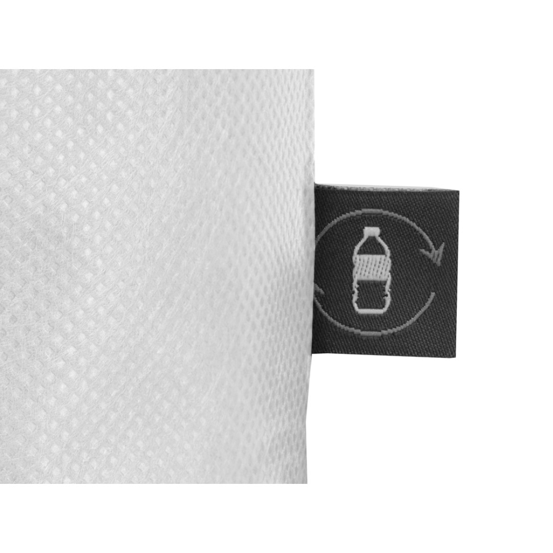 Сумка-шоппер Reviver из нетканого переработанного материала RPET, белый