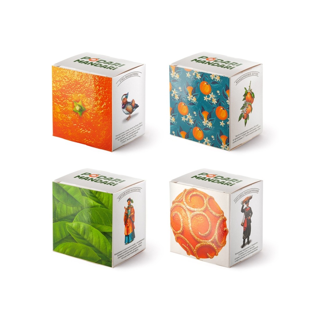 Подарочный набор с чаем и сладостями "ПодариМандари" (Р)
