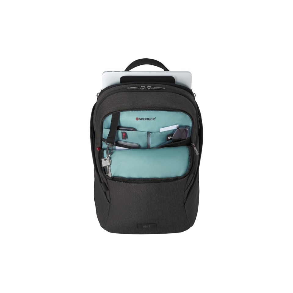 Рюкзак WENGER MX Light 16”, серый, 100% полиэстер, 31х20х44 см, 21 л