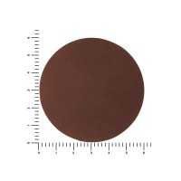 ПАТЧ КРУГ nubuk (коричневый ) 6,0 х 6,0 см