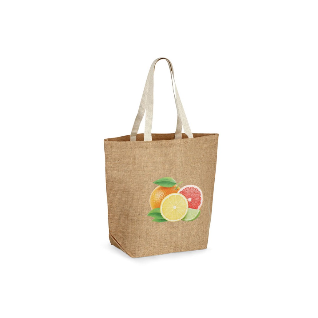 TIZZY. Сумка из джутовой ткани, Натуральный