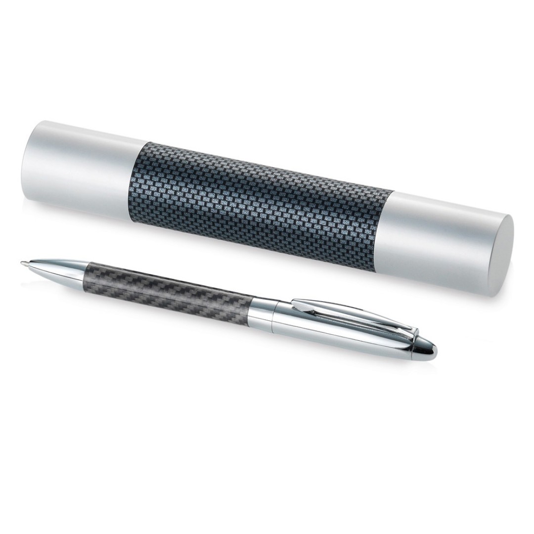 Ручка шариковая "Winona" в подарочной цилиндрической коробке, черные чернила