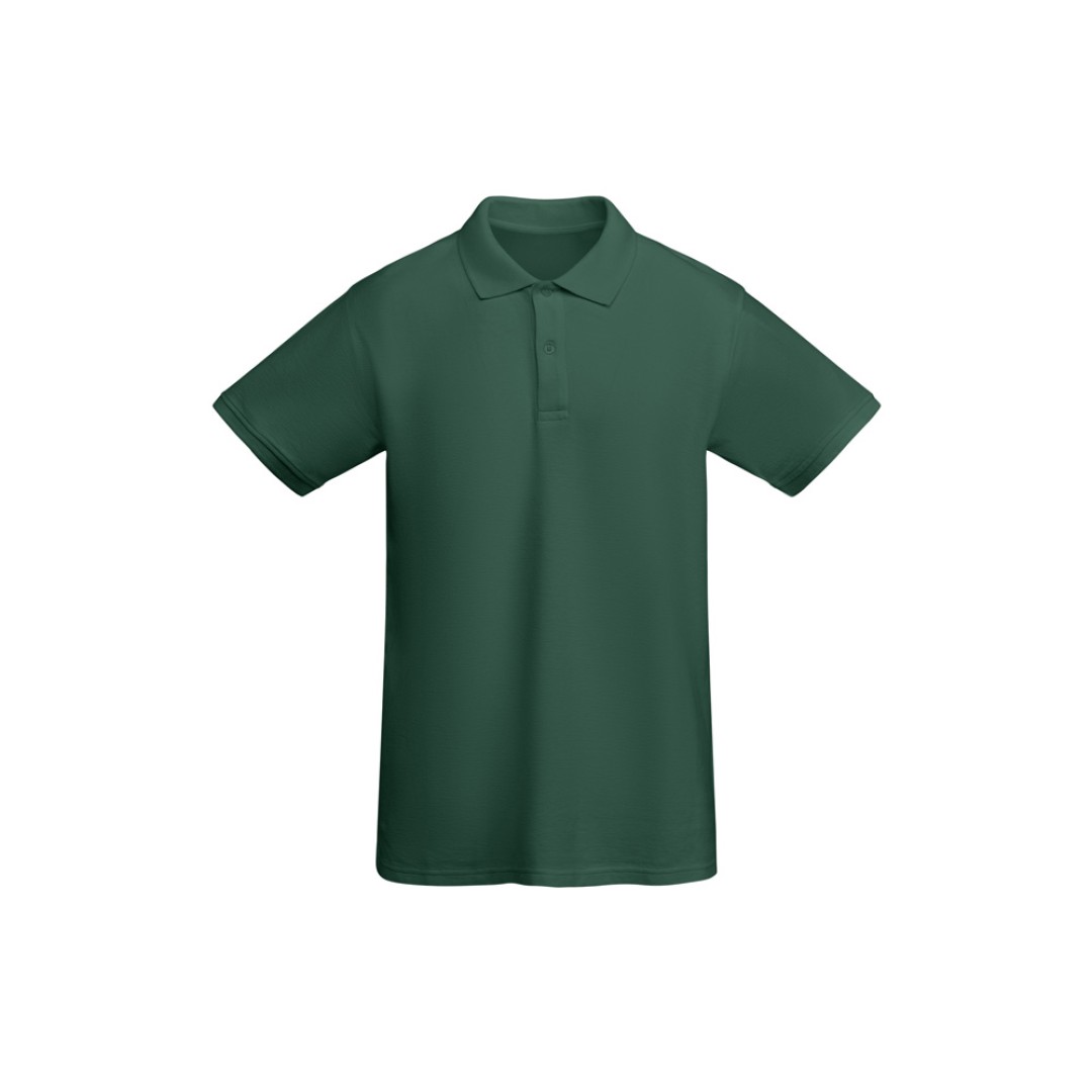 Рубашка поло "Prince" мужская, бутылочный зеленый