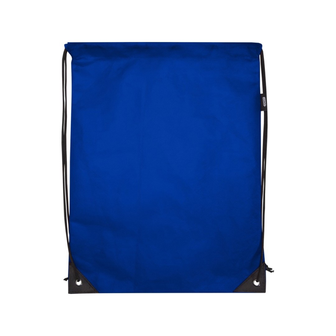 Рюкзак-мешок  на шнурке «Evergreen» из переработанного нетканого материала, ярко-синий