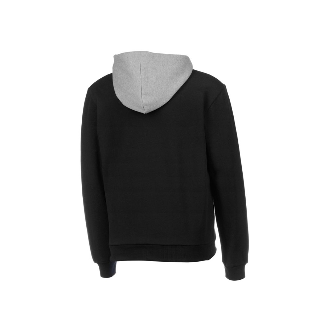 Толстовка с капюшоном "Amsterdam" мужская, черный/серый меланж