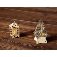 Декоративная фигура "Ель" с электрической свечой