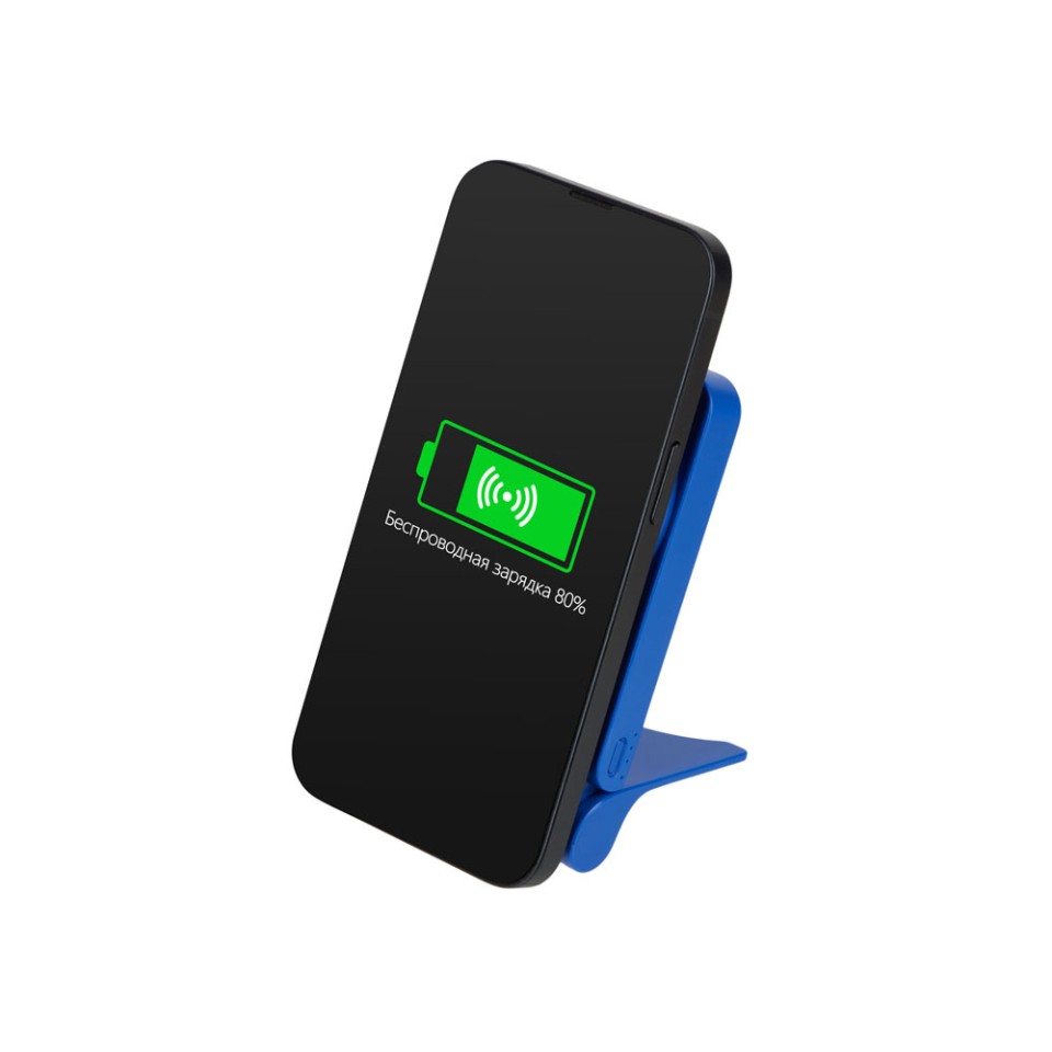 Внешний магнитный аккумулятор "MagnIQ", синий, 5000 mAh