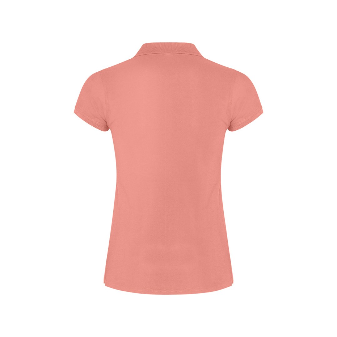 Рубашка-поло "Star" женская, оранжевая глина