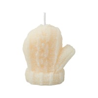 Свеча "Рукавичка", молочный