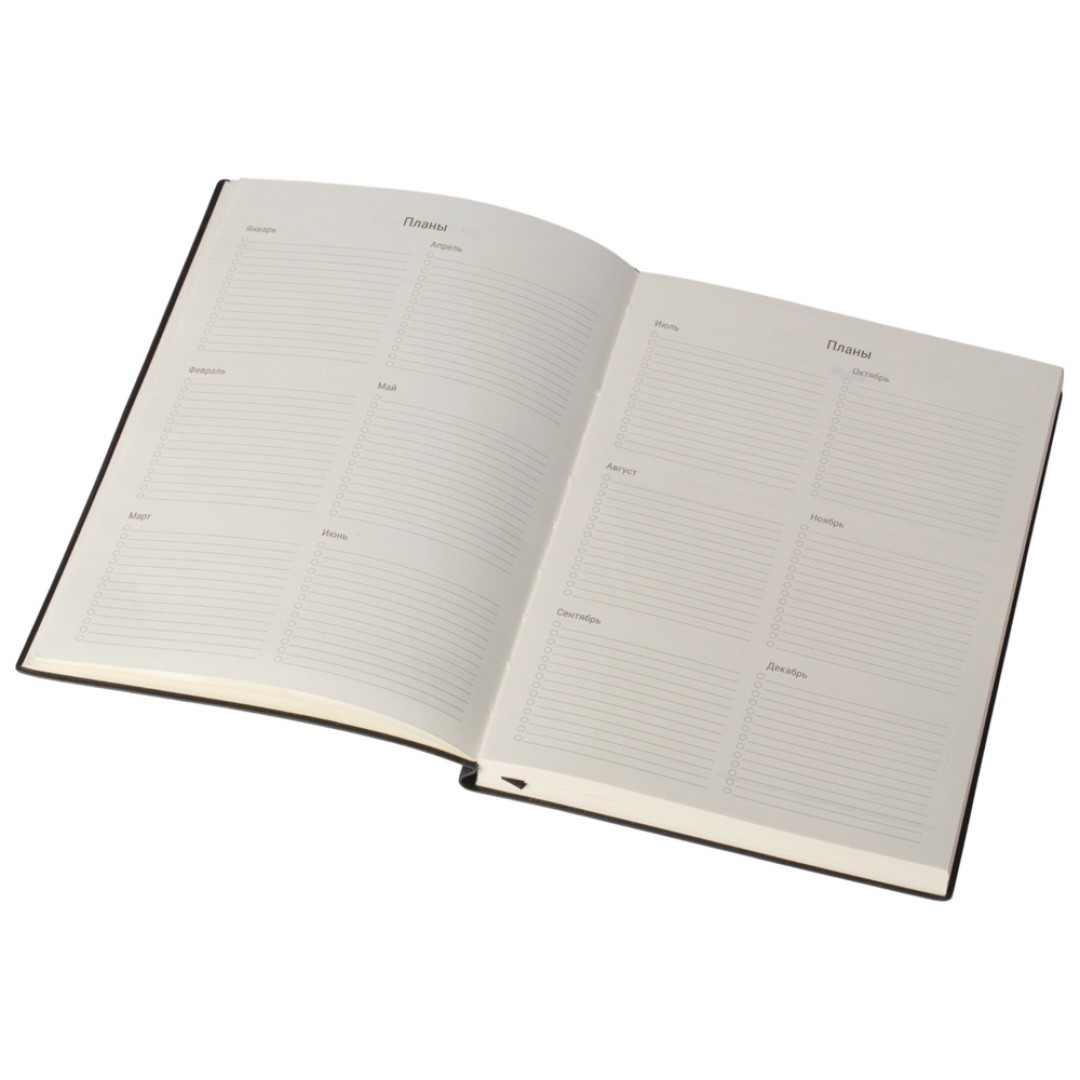 Бизнес блокнот "Supreme" с вставкой из софт-тача, гибкая обложка, 128 листов, черный