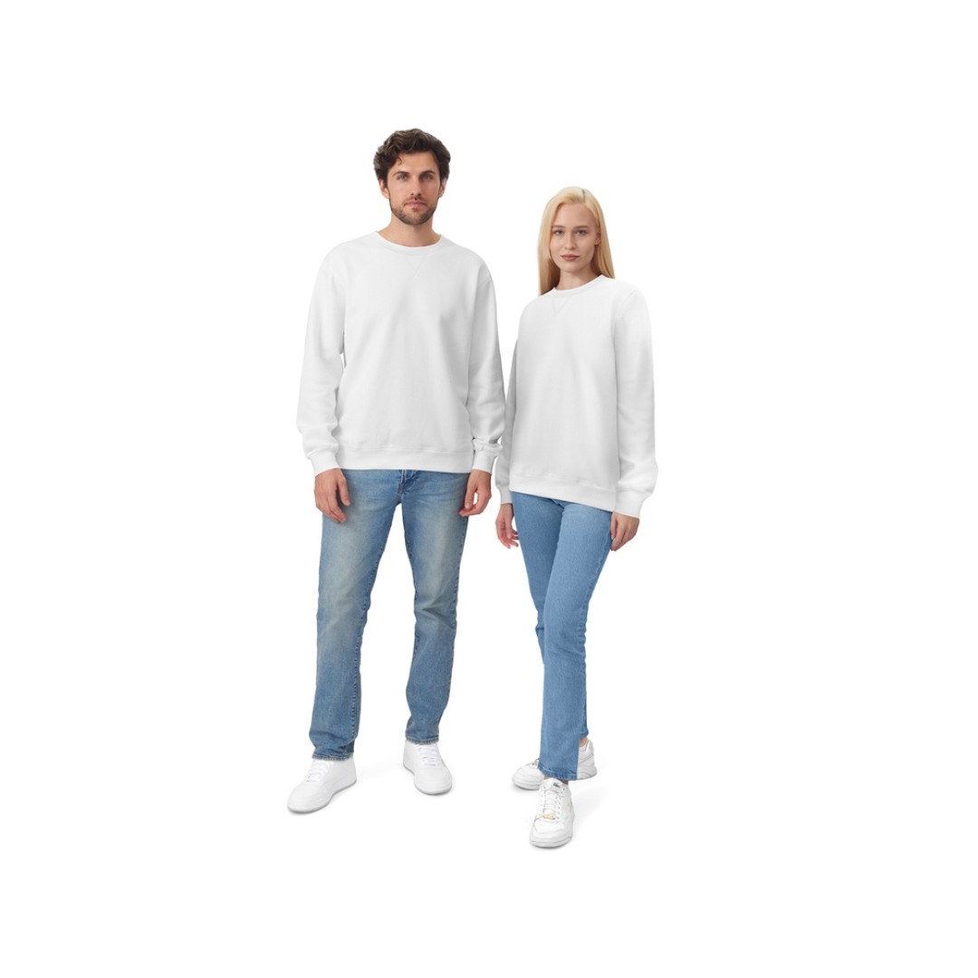 Свитшот оверсайз «Lisbon» унисекс, белый