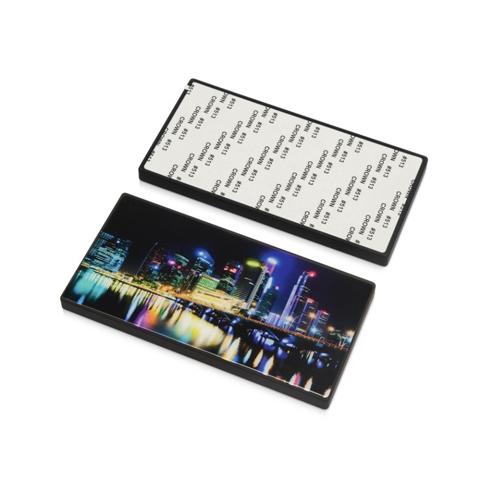 Портативное зарядное устройство Render с полноцветной, 5000 mAh, черный