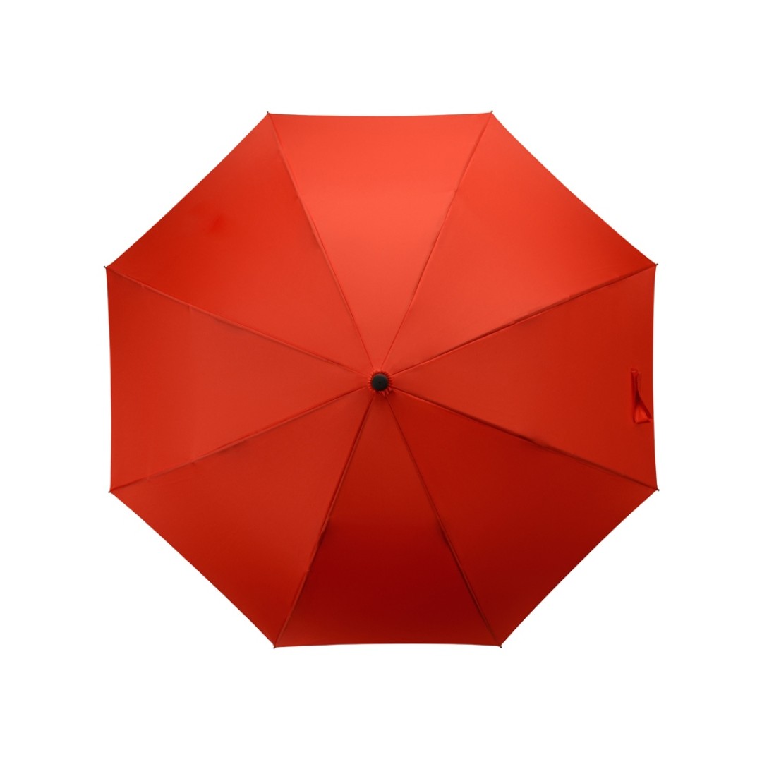 Зонт-трость полуавтомат Wetty с проявляющимся рисунком, красный