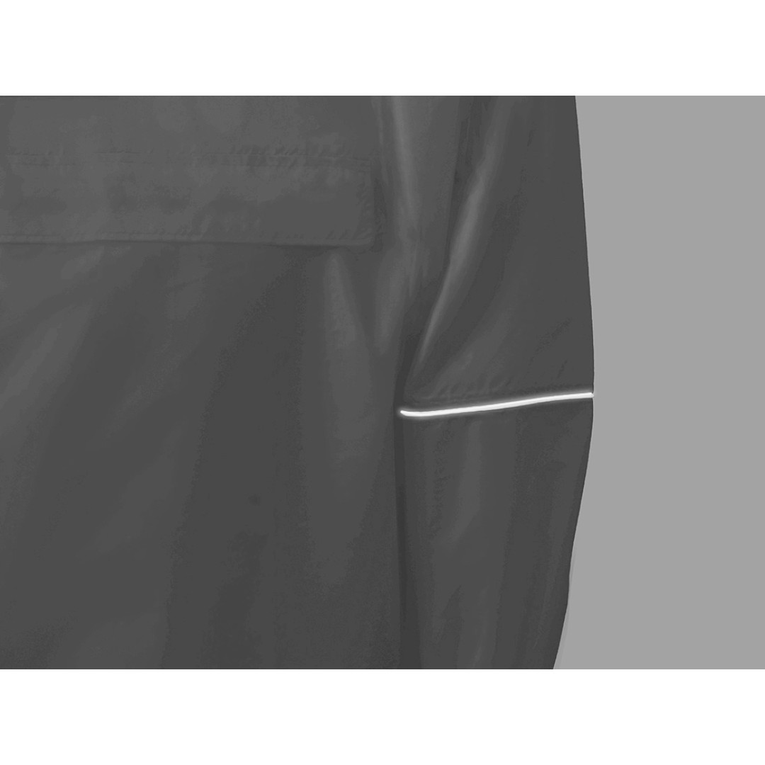 Дождевик - пончо "Galaxy" со светоотражающими элементами, серый