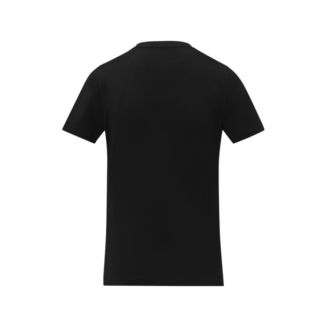 Somoto Женская футболка с коротким рукавом и V-образным вырезом , черный