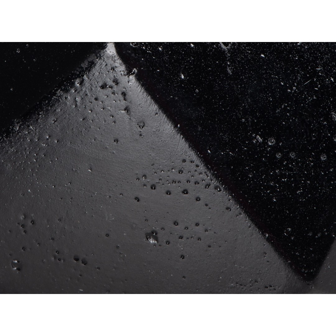 Свеча в декоративном стакане "Geometry", черный