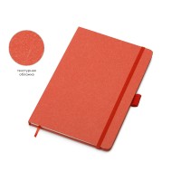 Блокнот А5 "Snow Hard" твердая обложка, 80 листов 70 гр/м2, красный