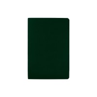 Бизнес тетрадь А5 "Megapolis flex" 60 л. soft touch клетка, зеленый