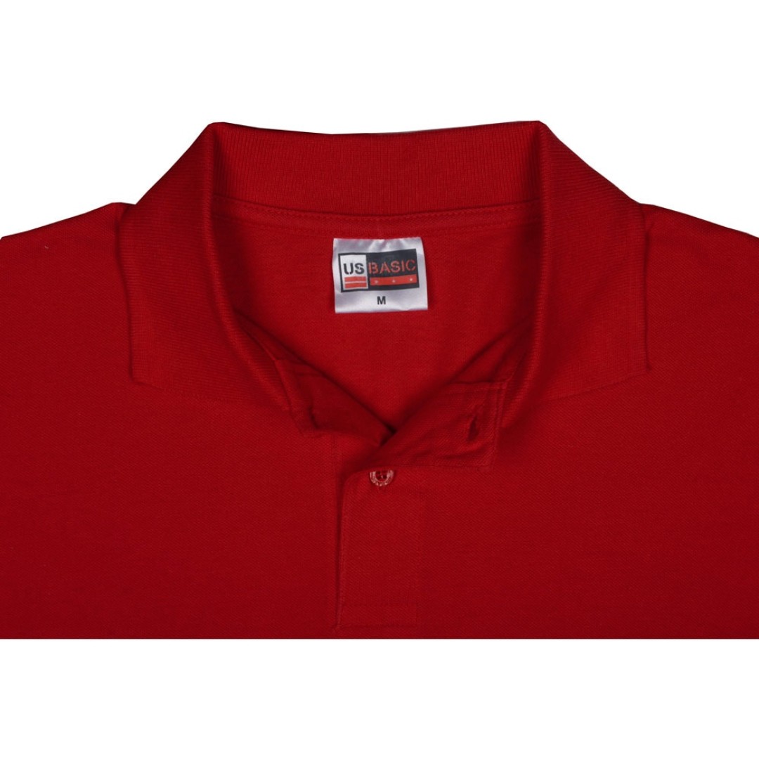 Рубашка поло "First" мужская, красный