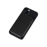 Магнитный беспроводной внешний аккумулятор "Razor", 5000 mAh, металл, черный