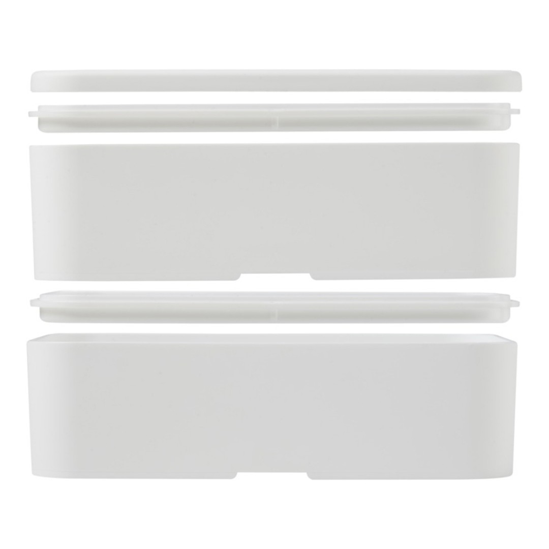 Двухслойный ланчбокс MIYO, белый