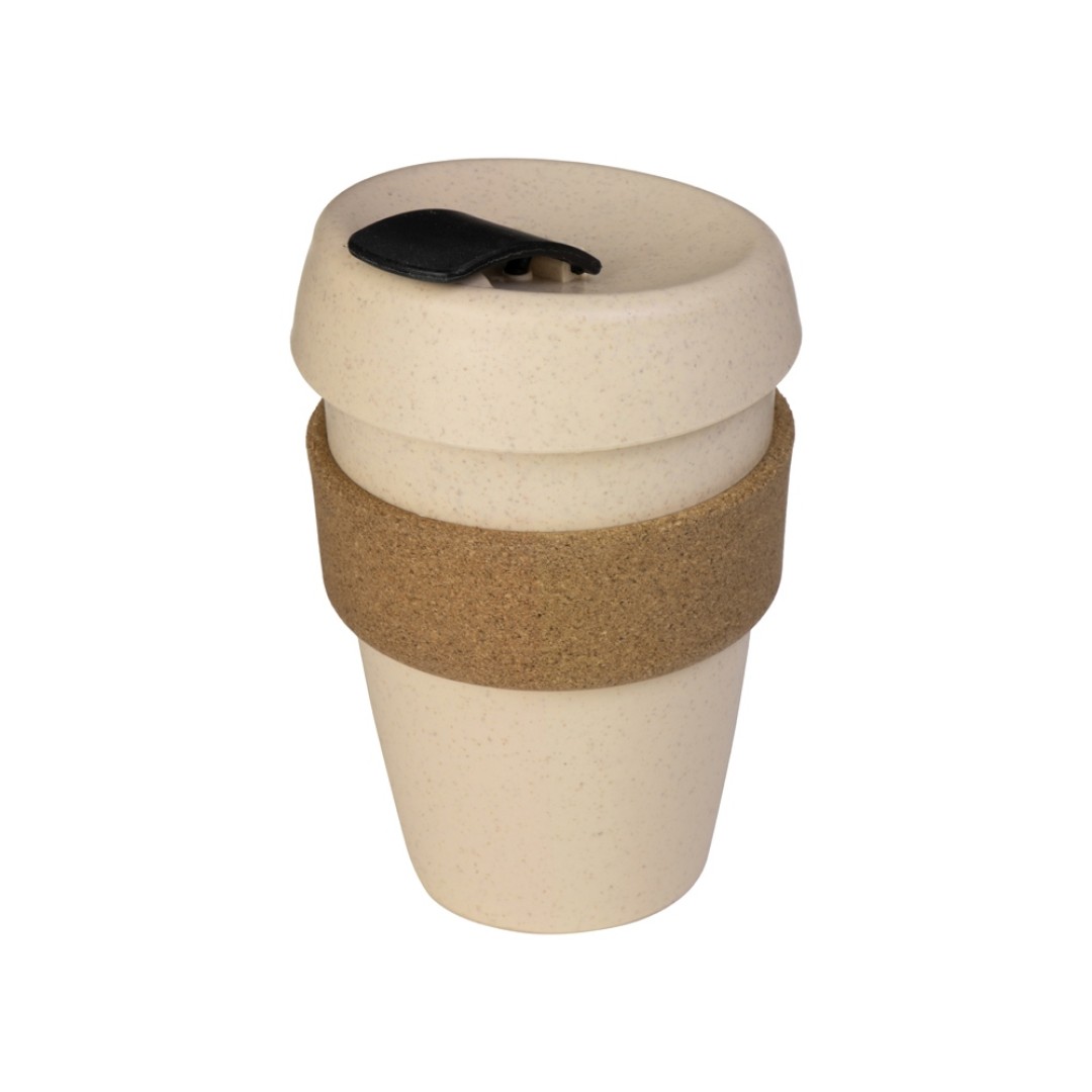 Стакан из пшеничного волокна с двойными стенками "Pino", черный