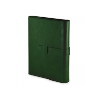 Ежедневник недатированный А5 "Senate" с магнитным клапаном, темно-зеленый