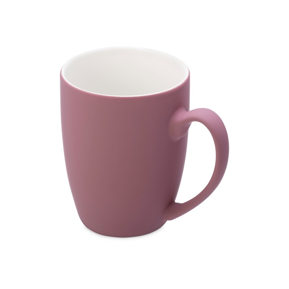 Кружка с покрытием soft-touch “Tulip Gum”, пыльно-розовый