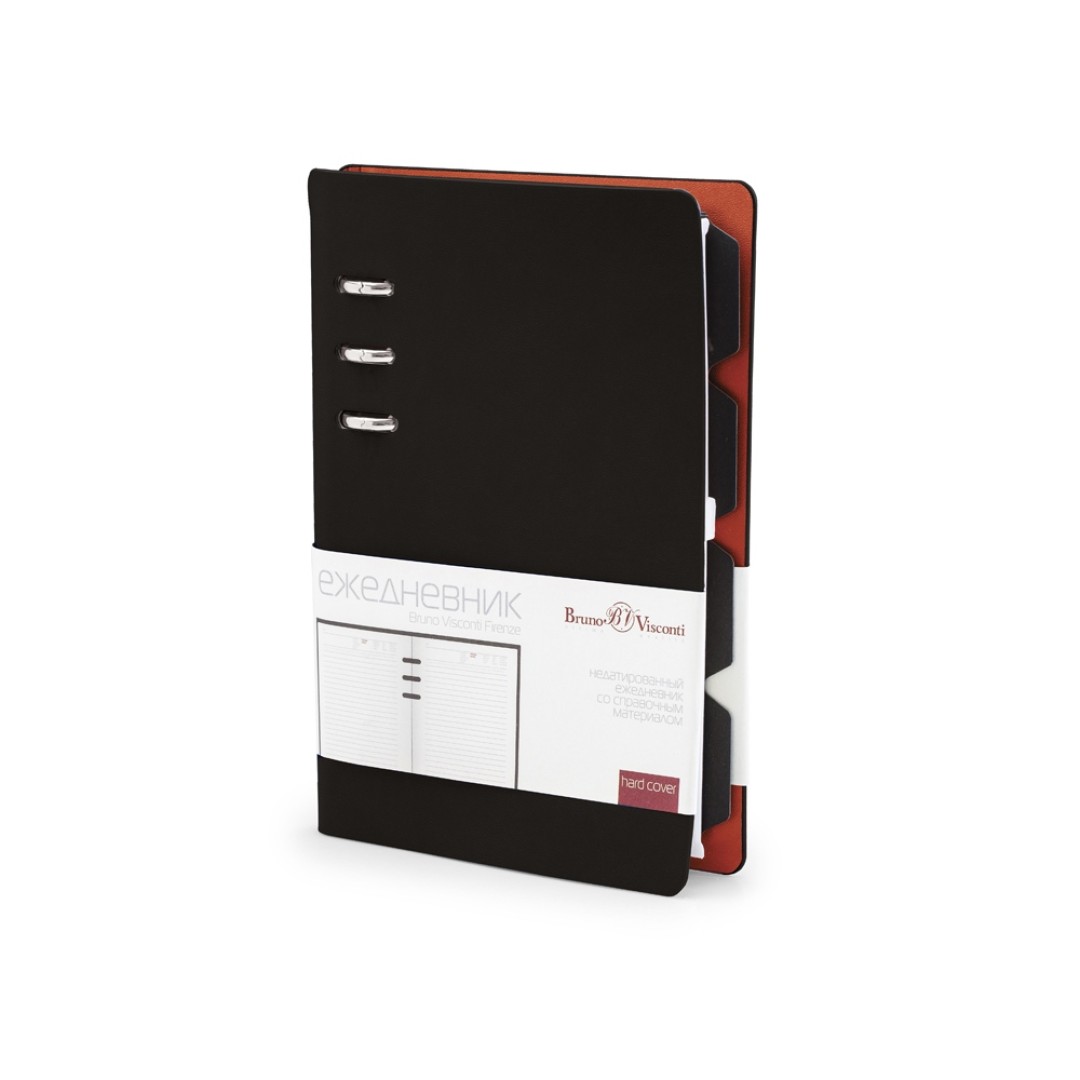 Ежедневник недатированный А5 «Firenze», черный