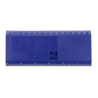 Линейка с игрой «Пятнашки», синий