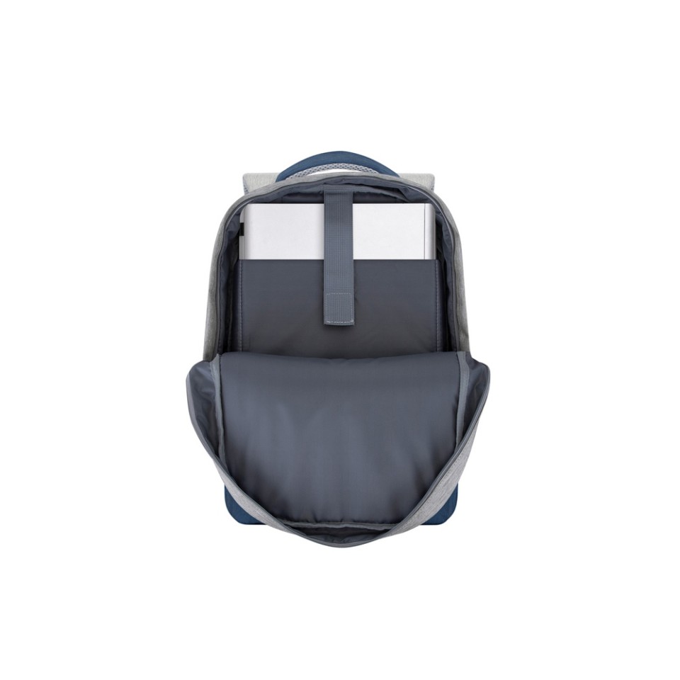 RIVACASE 7562 grey/dark blue рюкзак для ноутбука 15.6'', серый/темно-синий
