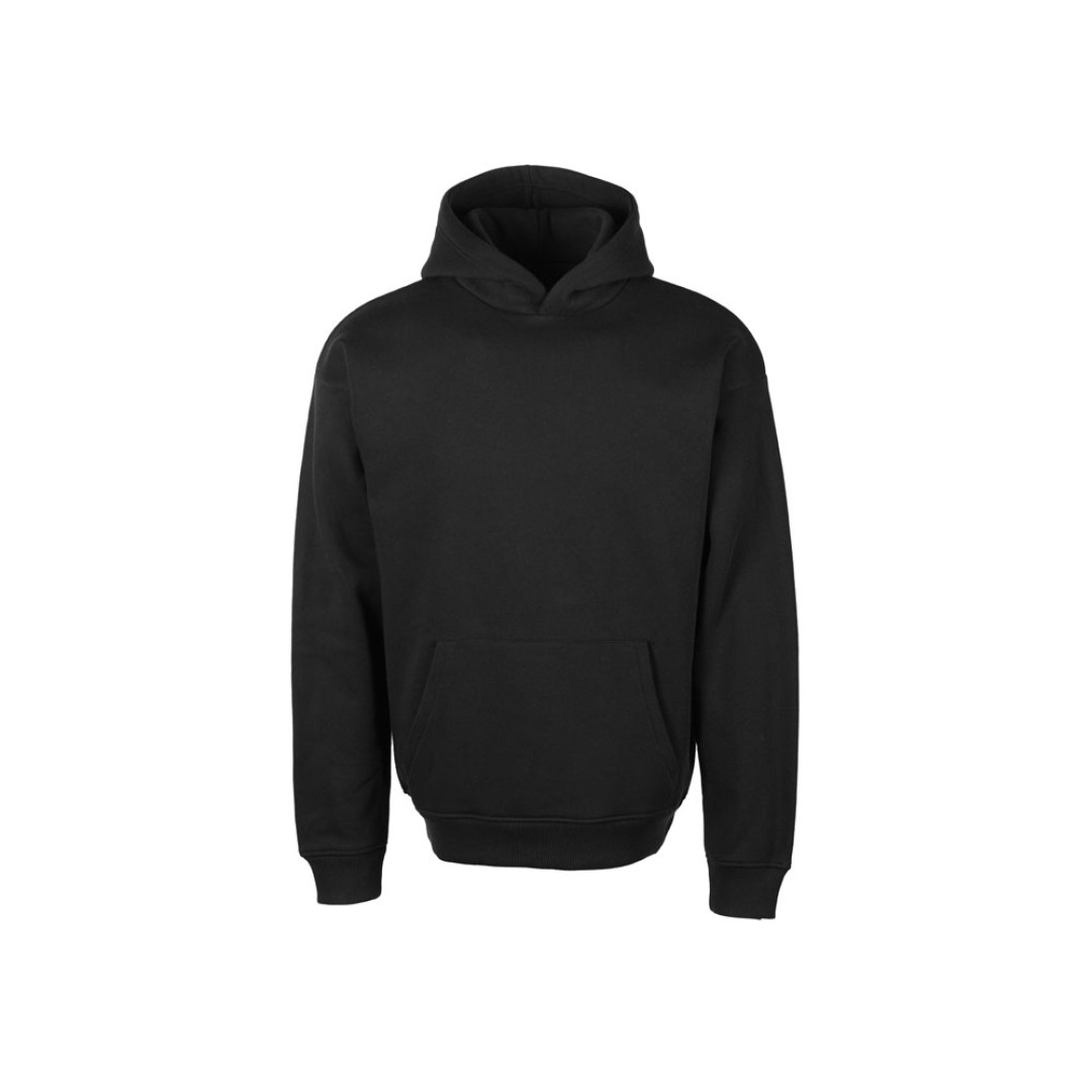 Толстовка с капюшоном оверсайз «Berlin» унисекс, черный