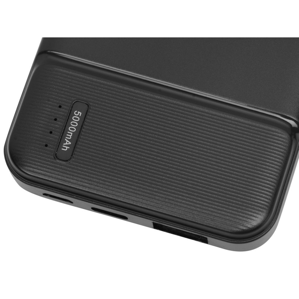 Внешний аккумулятор Evolt "Mosaic", 5000 mAh, черный
