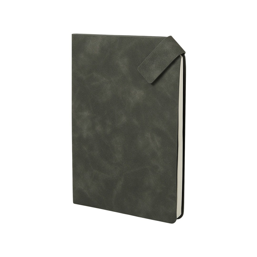 Блокнот А5 в гибкой обложке "Chaplin", серый