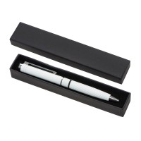 Шариковая металлическая ручка с анодированным слоем "Monarch", белая